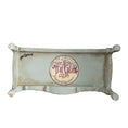 Load image into Gallery viewer, June Clinkscales Custom Rococo Gilt Blue Baby’s Changing Table with Hanging Rail
