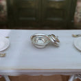 Load image into Gallery viewer, Miniature Dollhouse 3Pc Sterling Silver Covered Dish Warming Pan Jens Torp IGMA
