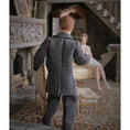 Load image into Gallery viewer, Miniature Dollhouse Porcelain Executive Gentleman Man Doll Cigarette & Wool Suit
