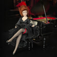 Load image into Gallery viewer, Miniature Dollhouse French Saloon Girl Porcelain Doll Victorian Cabaret Lady
