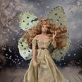 Load image into Gallery viewer, Ethereal Butterfly Fairy Porcelain Doll Artisan Handcrafted Miniature Dollhouse
