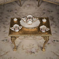 Load image into Gallery viewer, Janice Crawley Romantic Art Nouveau Dollhouse Miniature Tea Service
