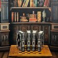 Load image into Gallery viewer, Decorative books on a wooden stand with a bookshelf background
