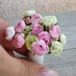 Gosia Suchodolska IGMA Artisan Miniature Medium White Rose Stem Magpie Exclusive