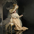 Load image into Gallery viewer, ORIGINAL Marcia Backstrom Older Victorian Lady with Fabulous Hat Antique Lace Shaw
