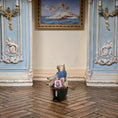 Load image into Gallery viewer, Marie-Pierre Gratias MP Creations Two Teddy's in Hand Carved Canoe
