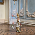 Load image into Gallery viewer, Marie-Pierre Gratias MP Creations French Rabbit Walking Cottage Sweet White Dress
