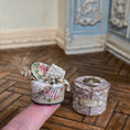 Load image into Gallery viewer, Marie-Pierre Gratias MP Creations Two Lovely Victorian Hat Boxes for Room Decor
