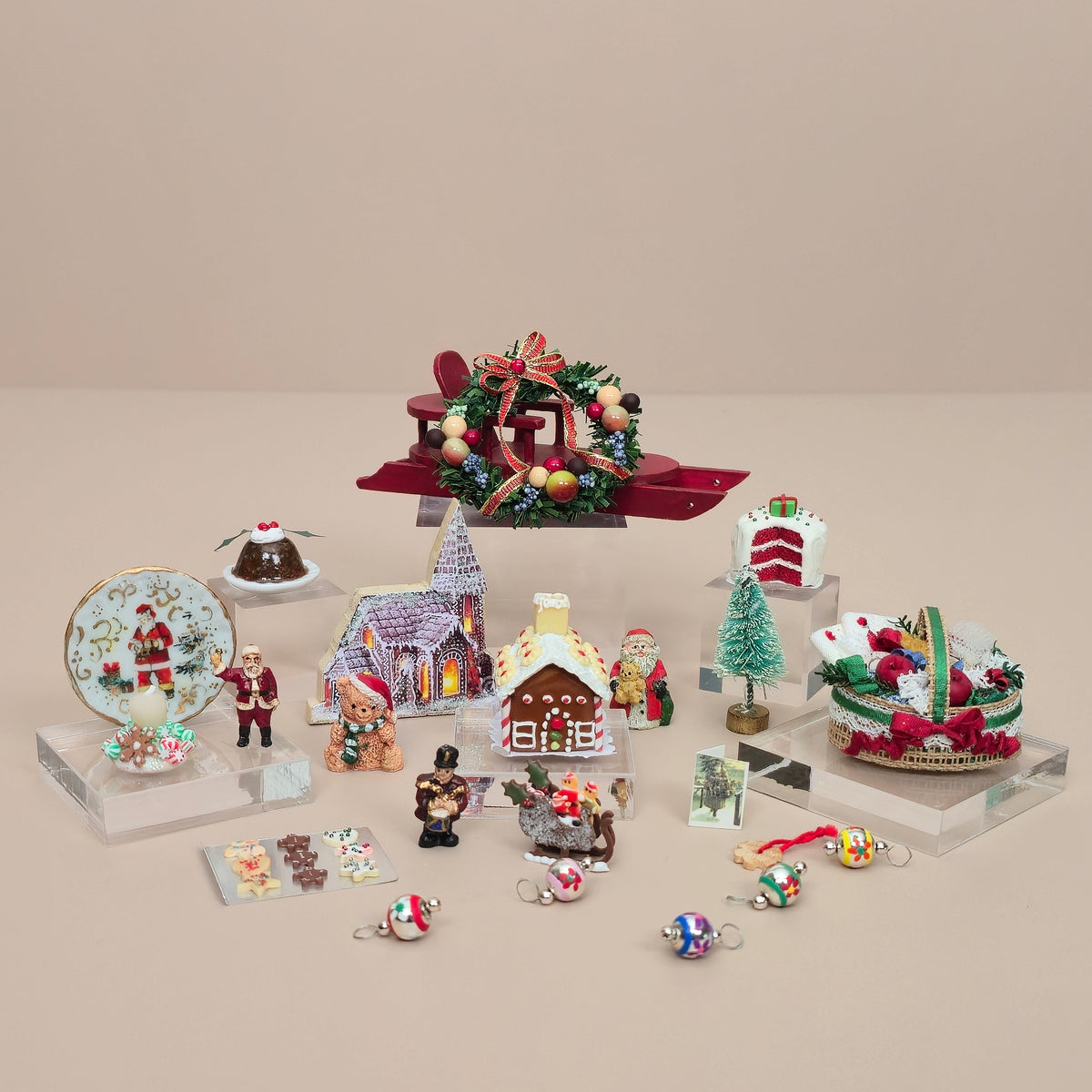Artisan Christmas Holiday Décor Mini Collection Multiple Artists #3