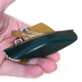 Load image into Gallery viewer, Marie-Pierre Gratias MP Creations Two Teddy's in Hand Carved Canoe

