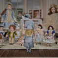 Load image into Gallery viewer, Miniature Dollhouse Porcelain Companion Doll Victorian All Silk
