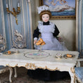 Load image into Gallery viewer, Dollhouse Miniature Sterling Silver  Footed Figural Compote Dish Dollhouse Miniature
