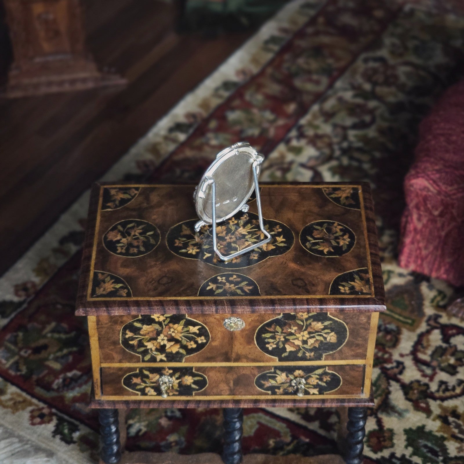 Sterling Silver Tabletop Vanity Mirror Dimitri Shevchenko