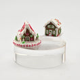 Load image into Gallery viewer, Pair miniature dollhouse gingerbread houses
