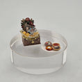 Load image into Gallery viewer, French cookie box, plate of tarts holiday decor set
