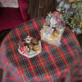 Load image into Gallery viewer, Cookie plate & gift box Christmas dollhouse miniatures, top view
