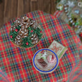 Load image into Gallery viewer, Decorative pine cone centerpiece and pastry plate
