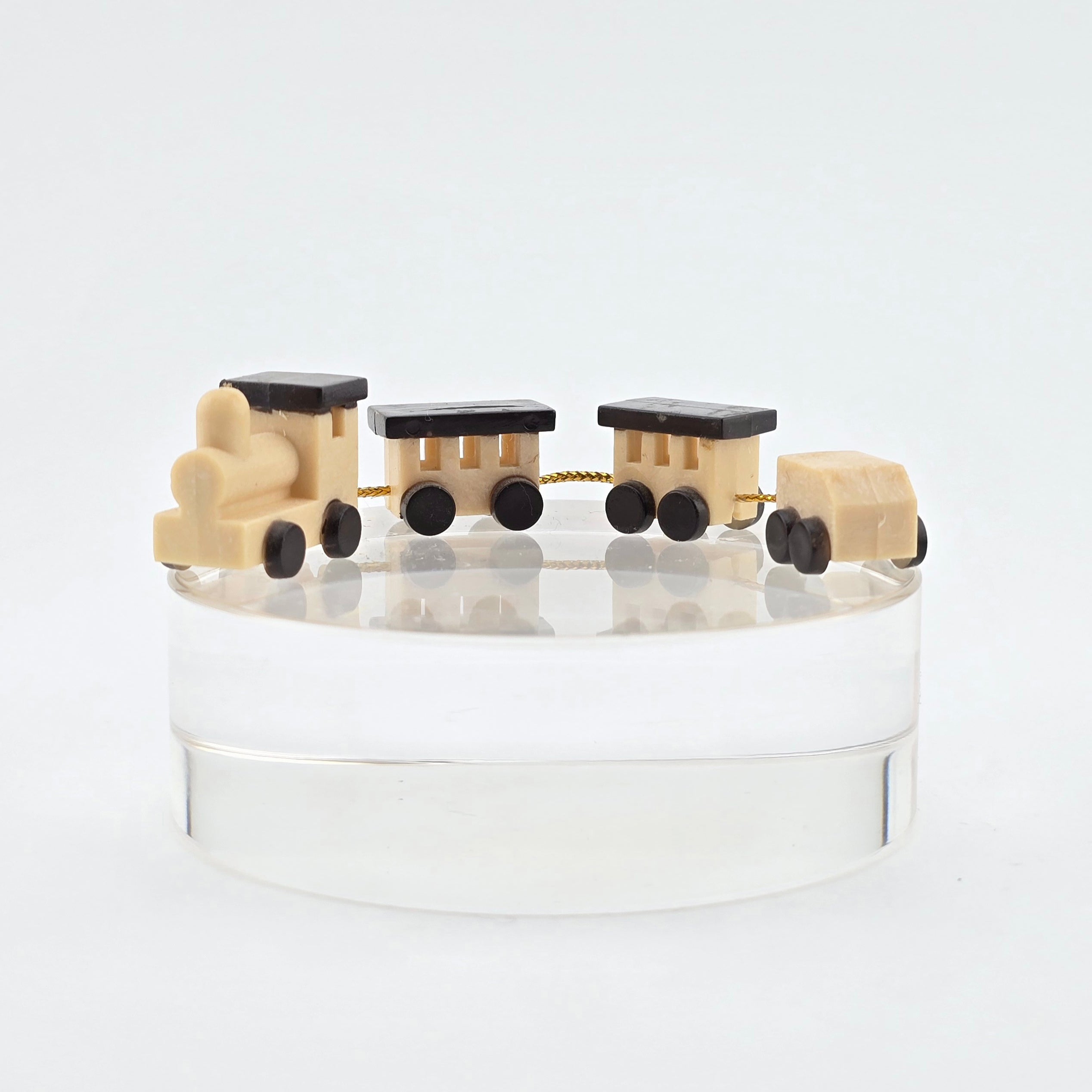 resin miniature toy train