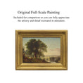 Load image into Gallery viewer, IGMA Melissa Wolcott "Cows Grazing Above a River" Oil Painting 1:12 Scale
