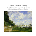 Load image into Gallery viewer, David Tinnon The Basin at Argenteuil After Monet Miniature Painting
