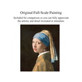 Load image into Gallery viewer, Fred Marsh 2006 Girl with a Pearl Earring After Vermeer Miniature Painting
