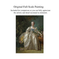 Load image into Gallery viewer, Melissa Wolcott 1992 Madame Bergeret Oil Painting After François Boucher

