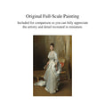 Load image into Gallery viewer, Ellen Tomy After John Singer Sargent "Mrs. Henry White" Miniature Painting

