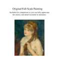 Load image into Gallery viewer, Hope Hoover Young Woman Braiding Her Hair After Renoir 2002 Oil Painting
