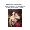 Load image into Gallery viewer, Paul Saltarelli 2004 Two Beauties Miniature Oil Painting After Charles Baxter
