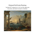 Load image into Gallery viewer, Paul Saltarelli "Seaport with the Embarkation of the Queen of Sheba" Miniature Painting
