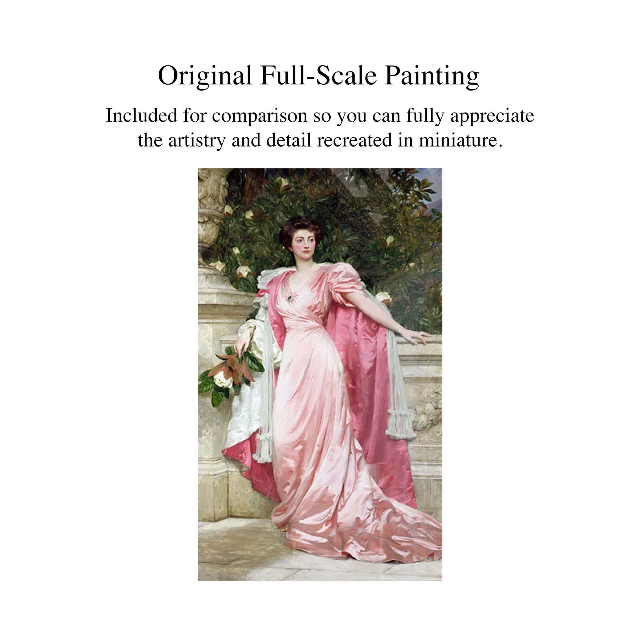 B. Wilson "Constance, Duchess of Westminster" Miniature Portrait Painting
