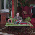 Load and play video in Gallery viewer, 1:12 Scale Young Boy Playing with Train Set by Julie Campbell Miniature Vignette
