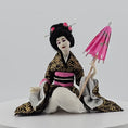 Load and play video in Gallery viewer, Tish Tierney IGMA OOAK Japanese Madori Seated Geisha Dollhouse Doll Signed
