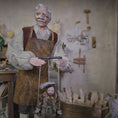 Load and play video in Gallery viewer, Debbie Dixon-Paver Miniature King Henry VIII Porcelain Marionette Puppet
