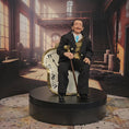 Load and play video in Gallery viewer, RESERVED FOR  Vincent Van Gogh 1:12 Scale Salvador Dalí Doll with Melting Clock Chair by Alla Domboski Surrealist Miniature
