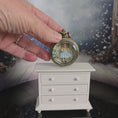 Load and play video in Gallery viewer, Unique Pat Boldt Pocket Watch Doll Diorama OOAK Miniature Dollhouse
