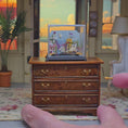 Load and play video in Gallery viewer, Keith Bougourd OOAK Automata Sailing Ship Sea Chest Small Time France
