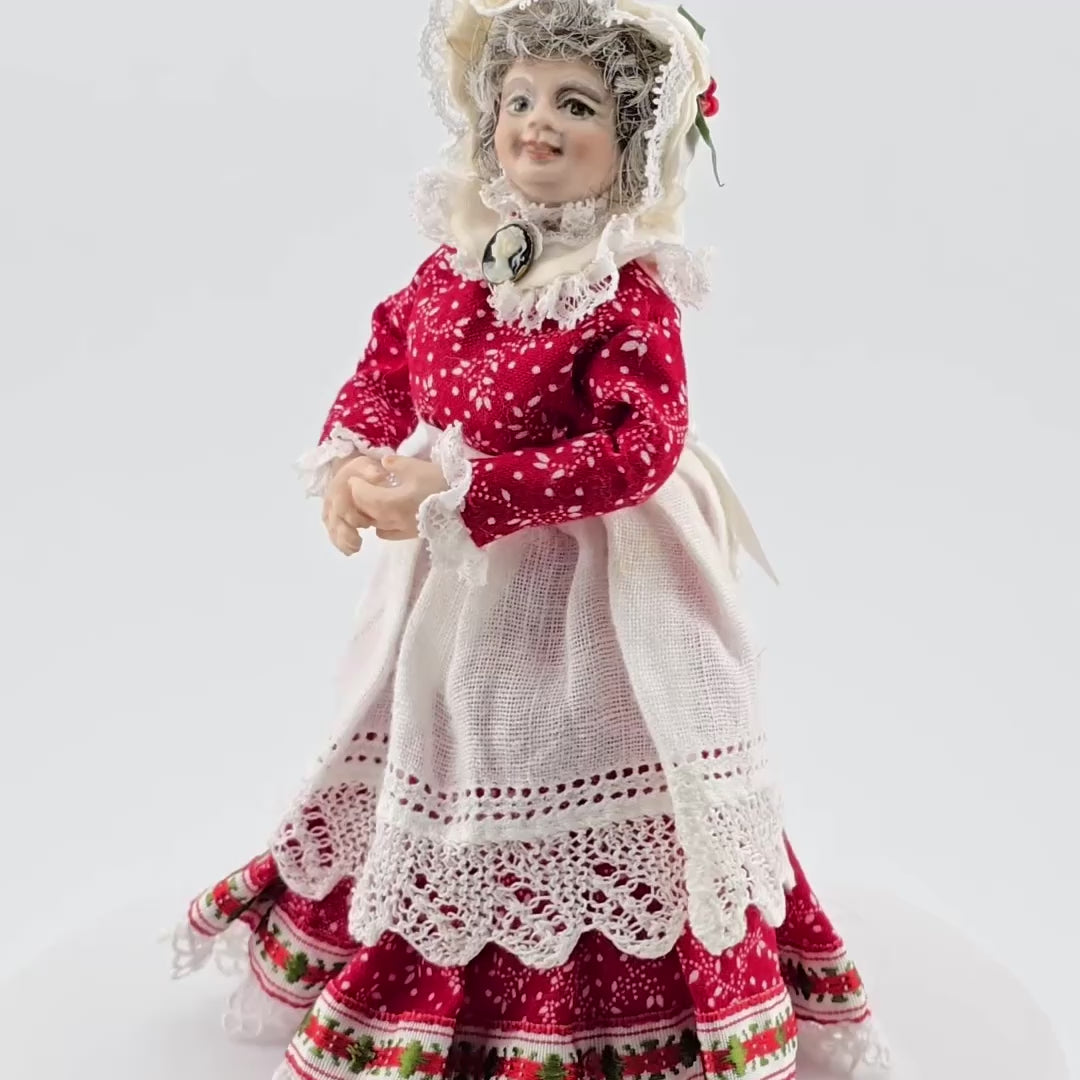 Mrs. Claus miniature doll video