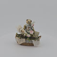 Load and play video in Gallery viewer, Marie-Pierre Gratias MP Creations French Teddy Bear Baby Shower Gift Basket Vingette
