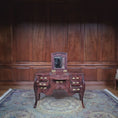 Load and play video in Gallery viewer, IGMA Fellow Pierre Zador French Poudreuse Dressing Table with Hidden Mirror & Working Drawers 1995
