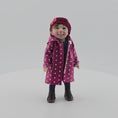 Load and play video in Gallery viewer, Catherine Muniere French Clay Little Girl with Spring Raincoat OOAK Doll
