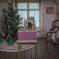 Load and play video in Gallery viewer, Miniature Mechanical Toy Seaside Automata by Almudena Gonzalez OOAK
