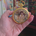 Load and play video in Gallery viewer, Tina Richardson Pocket Watch Doll Diorama OOAK Miniature Dollhouse

