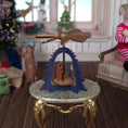Load and play video in Gallery viewer, Volker Arnold Micro Miniature Blue Tree Christmas Pyramid with Nativity 1:144 Scale
