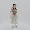 Load and play video in Gallery viewer, Rococo Era Boudoir Lady Doll With Glass Perfume Bottle Clay
