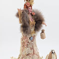 Load and play video in Gallery viewer, RESERVED FOR TORRIE C Marcia Backstrom Original Doll High Society Lady Opal Necklace & Dog on Leash
