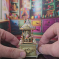 Load and play video in Gallery viewer, Incredible Almudena Gonzalez OOAK Hand-Crank Carousel with Dolls
