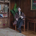 Load and play video in Gallery viewer, Debbie Dixon-Paver Porcelain Gentleman Doll in Brown Tailcoat & Paisley Waistcoat
