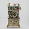 Load and play video in Gallery viewer, RESERVED FOR D ENGUITA Aida Pravia Peter Rabbit Fully Dressed Country Stove Hutch Diorama Spain
