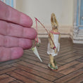 Load and play video in Gallery viewer, Marie-Pierre Gratias MP Creations French Rabbit Walking Cottage Sweet White Dress
